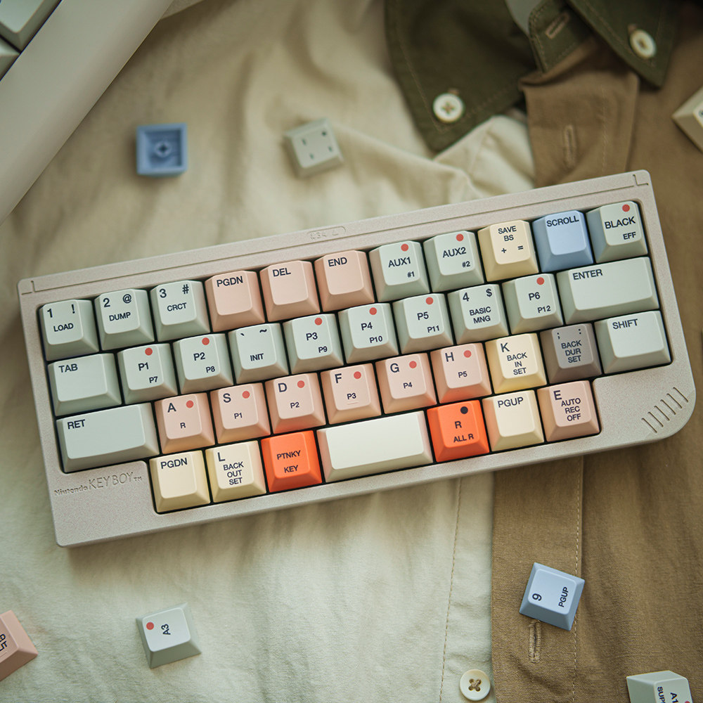 Retro Gaming Keyboard - FBB أغطية المفاتيح S9000 ريترو ستايل