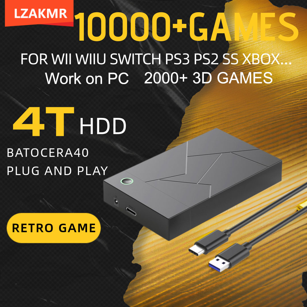 Retro Gaming Realm - Retro Gaming GameForge 4 تيرابايت Batocera