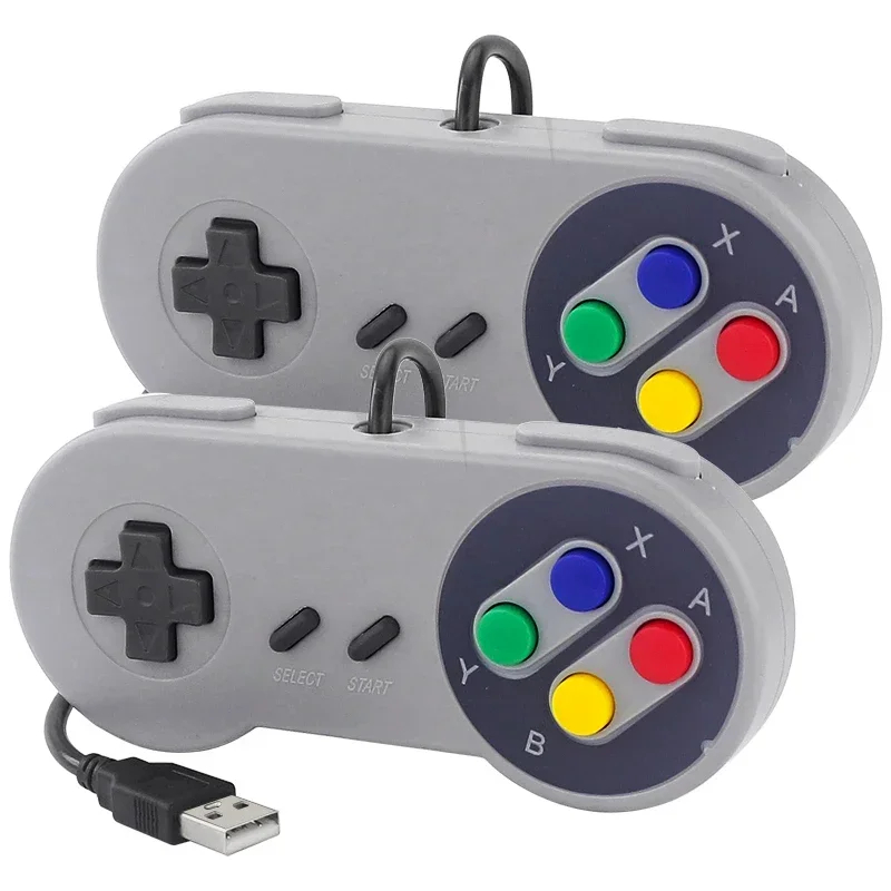 Retro Gaming Realm - وحدة تحكم ألعاب سلكية USB للألعاب
