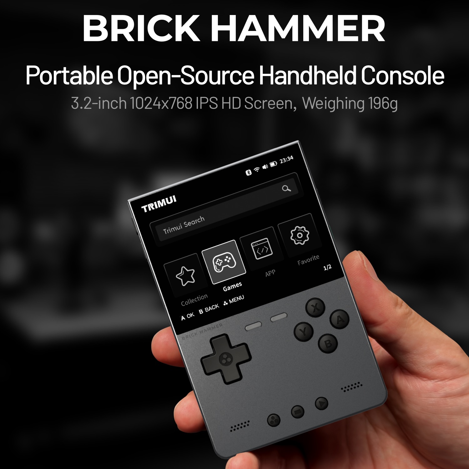 Retro Gaming On Phone - TRIMUI BRICK HAMMER ريترو وحدة تحكم
