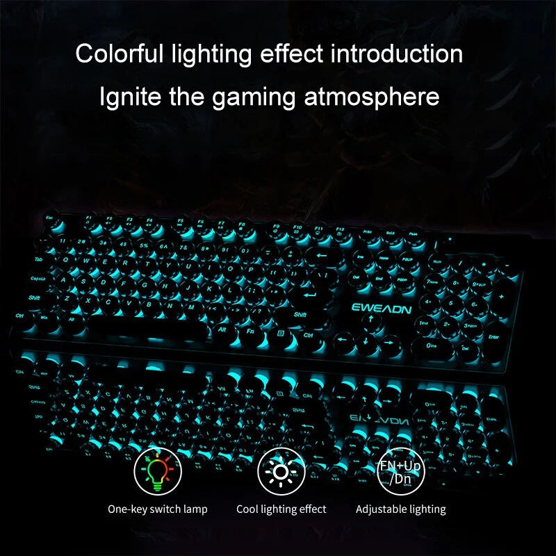 مجموعة لوحة مفاتيح وماوس بتصمي - مراجعة Retro Gaming Keyboard وسعره