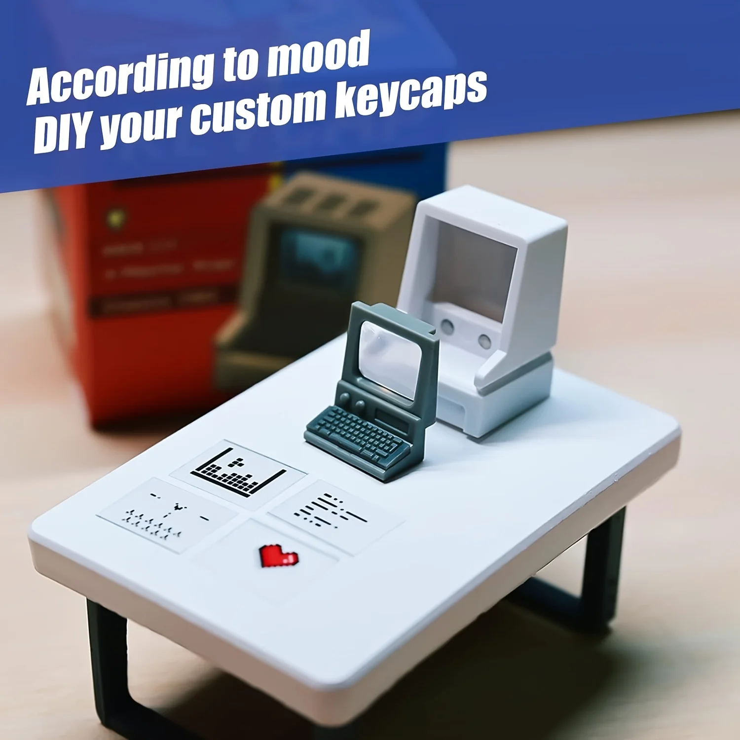 أغطية مفاتيح بتصميم ريترو مستو - مراجعة Retro Gaming Keyboard وسعره