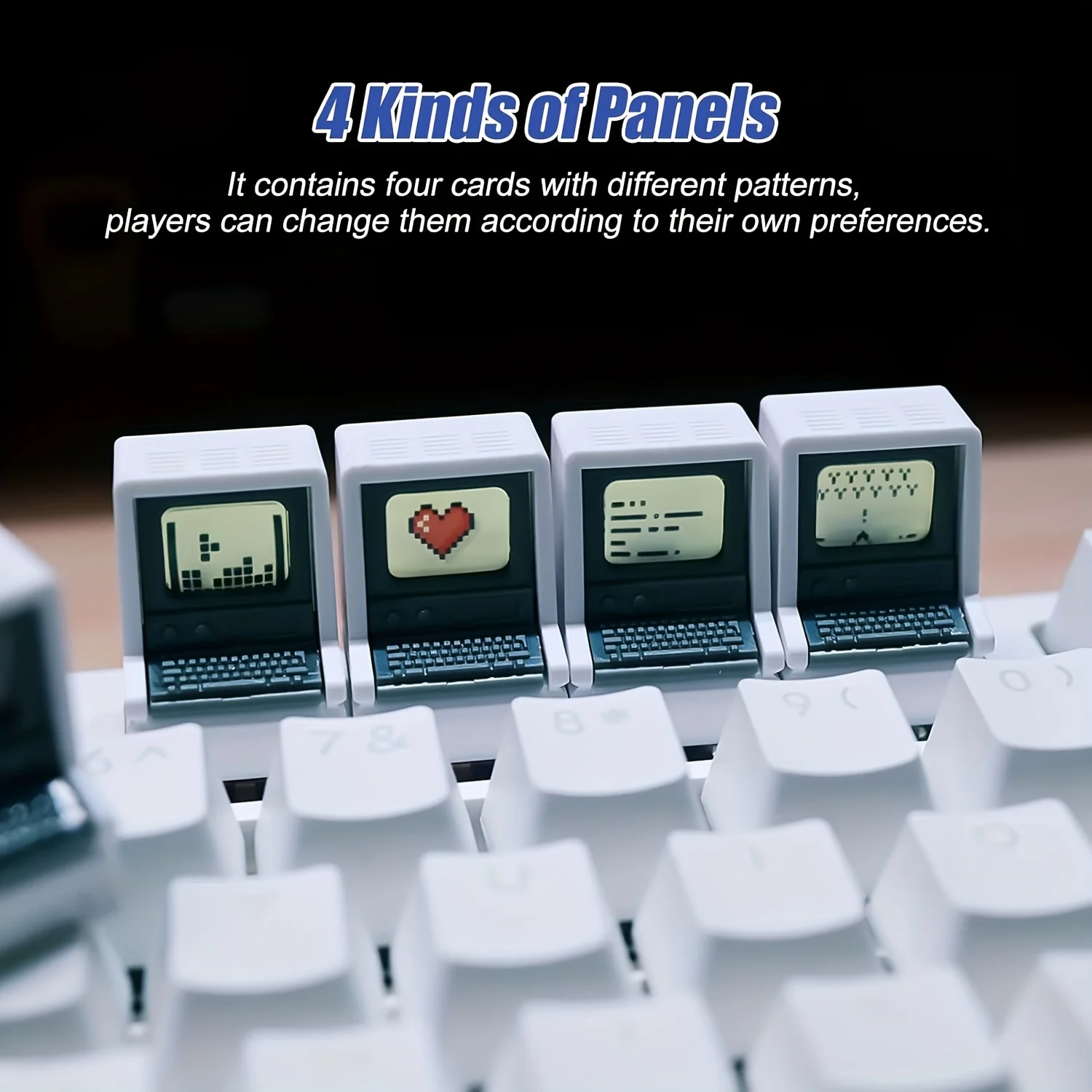 أغطية مفاتيح بتصميم ريترو مستو - مراجعة Retro Gaming Keyboard وسعره