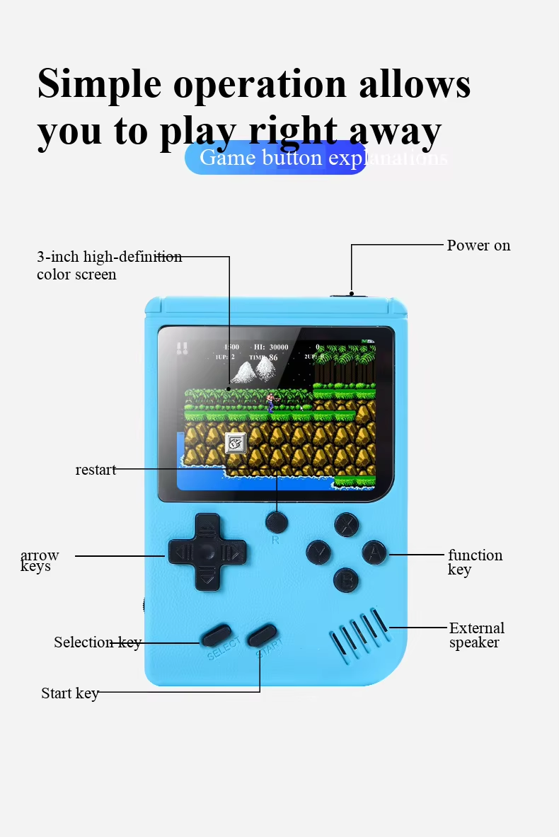 400 لعبة في 1 جهاز ألعاب محمول - مراجعة Retro Gaming Realm وسعره