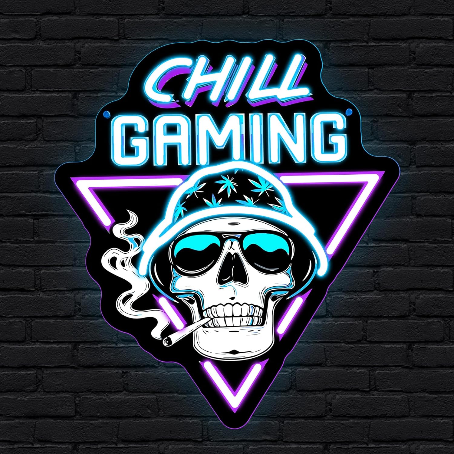    لافتة نيون LED على شكل جمج - مراجعة Retro Gaming Bar وسعره