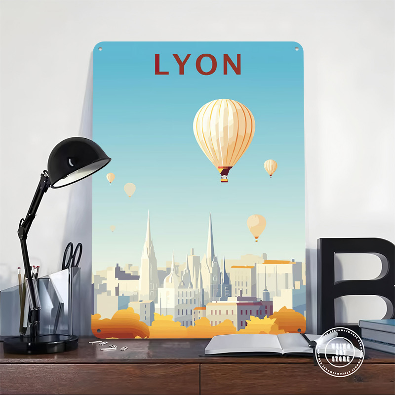 لافتات معدنية عتيقة مطبوعة بتص - مراجعة Retro Gaming Lyon وسعره
