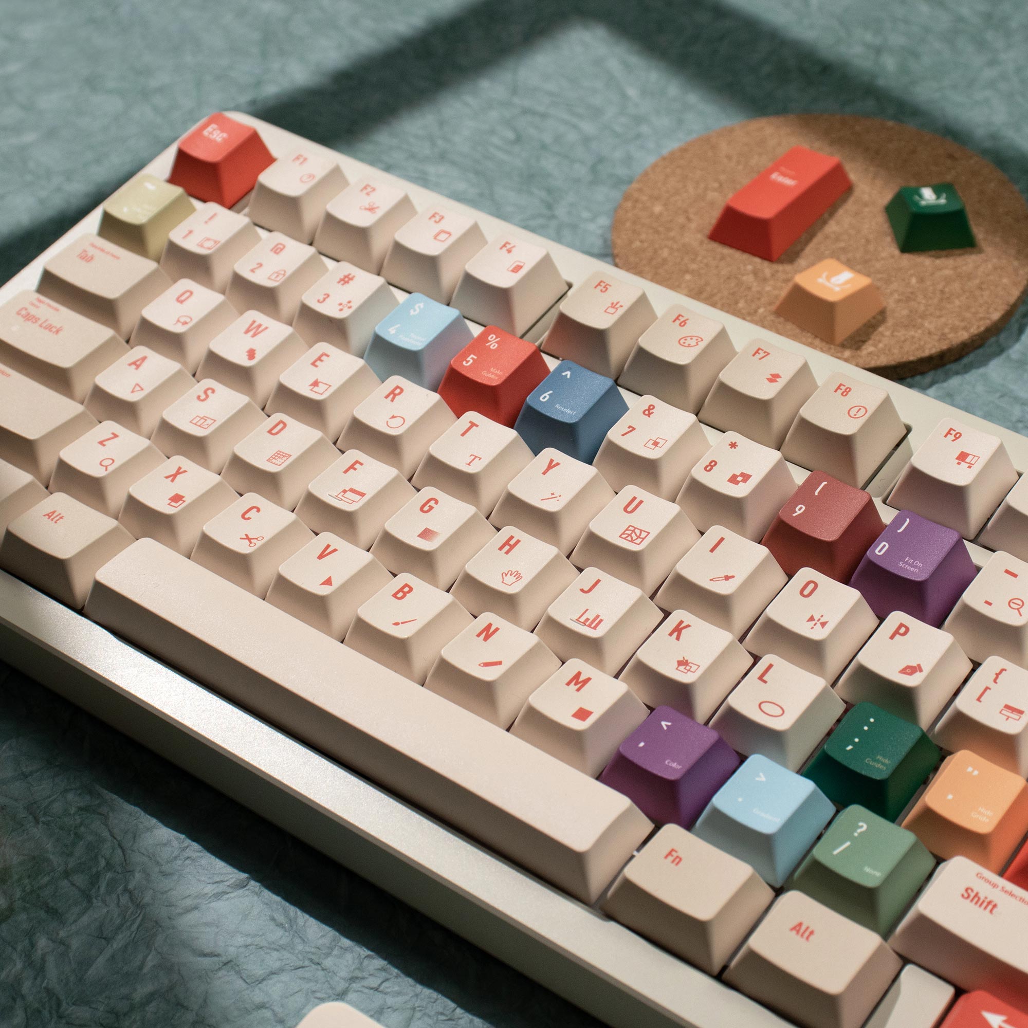 أغطية مفاتيح Illustrator Keyca - مراجعة Retro Gaming Keyboard وسعره