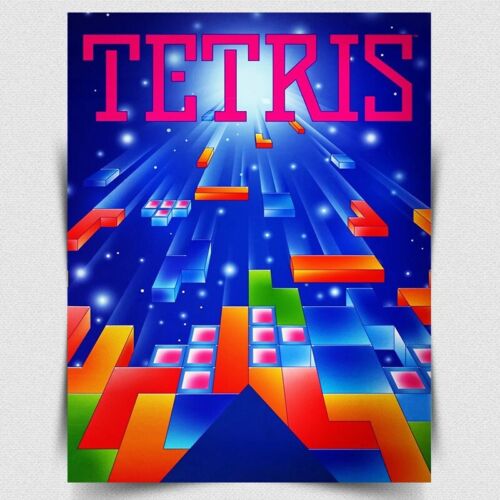 لوحة TETRIS METAL SIGN - ملصق  - مراجعة Game Retro Gaming وسعره