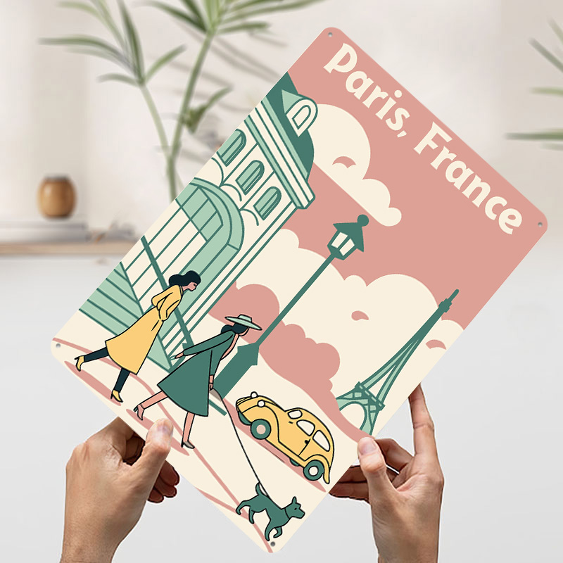 لافتات معدنية عتيقة مطبوعة بتص - مراجعة Retro Gaming France وسعره