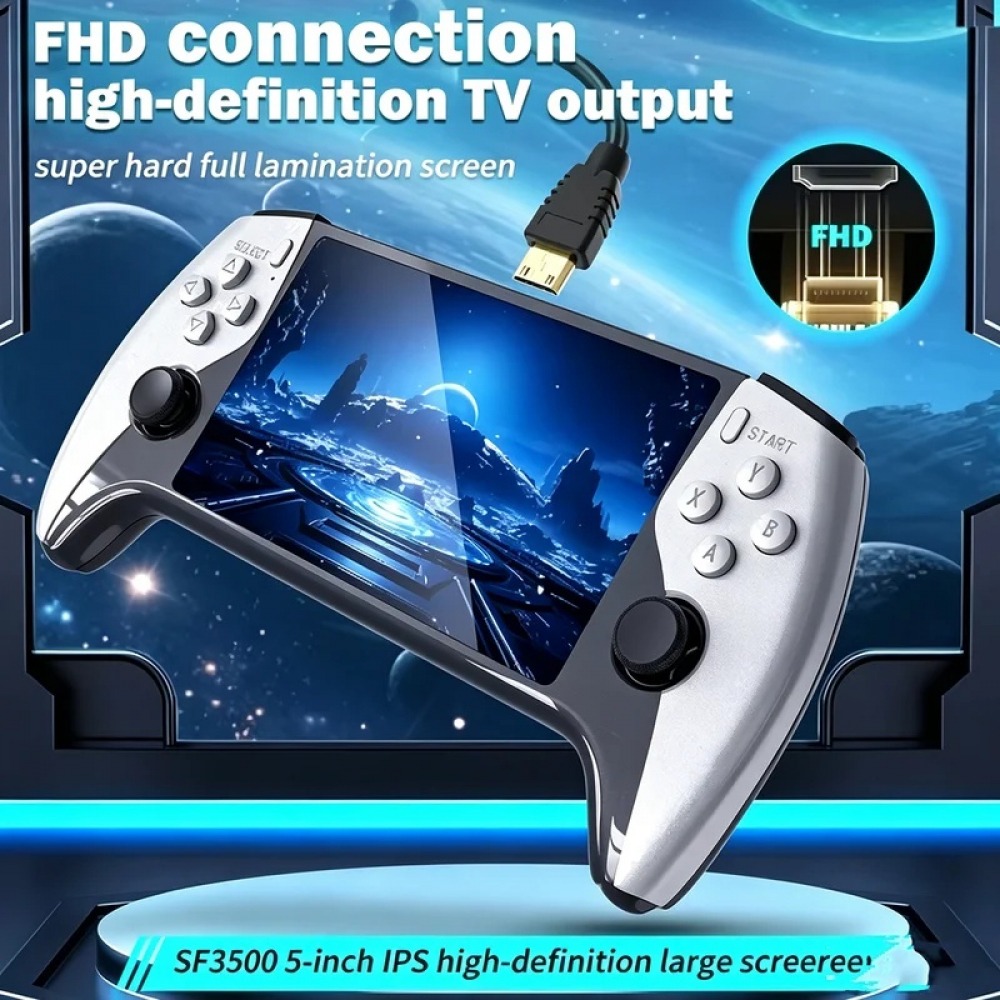 جهاز ألعاب محمول SF3500 بشاشة  - مراجعة Game Retro Gaming وسعره